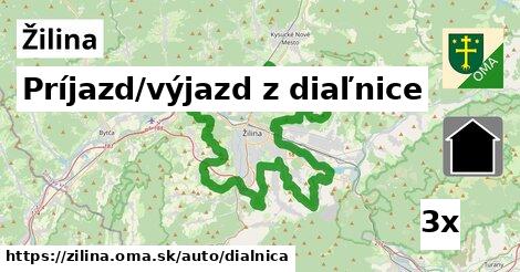 Príjazd/výjazd z diaľnice, Žilina
