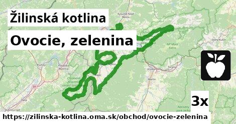 Ovocie, zelenina, Žilinská kotlina