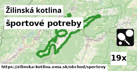 športové potreby, Žilinská kotlina