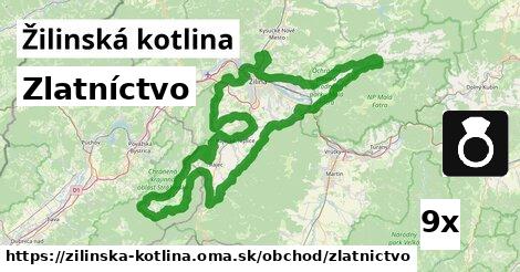 Zlatníctvo, Žilinská kotlina