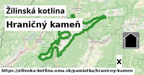 Hraničný kameň, Žilinská kotlina