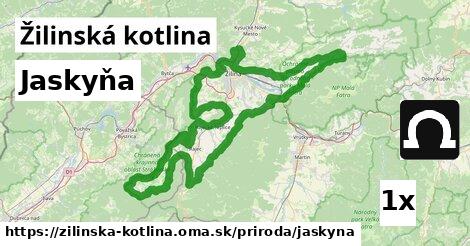 Jaskyňa, Žilinská kotlina