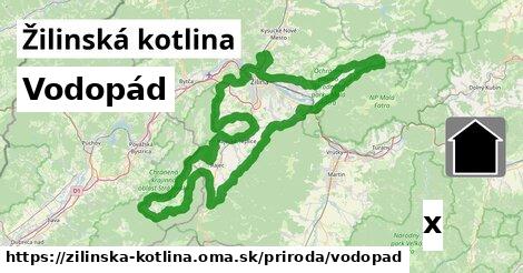 Vodopád, Žilinská kotlina