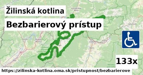 Bezbarierový prístup, Žilinská kotlina