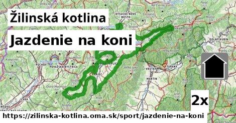 Jazdenie na koni, Žilinská kotlina