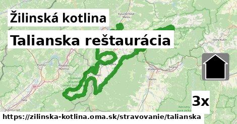 Talianska reštaurácia, Žilinská kotlina