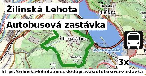 Autobusová zastávka, Žilinská Lehota