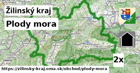 plody mora v Žilinský kraj