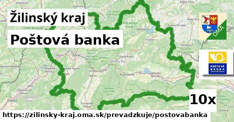 Poštová banka, Žilinský kraj