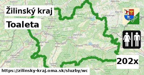 Toaleta, Žilinský kraj