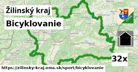 Bicyklovanie, Žilinský kraj