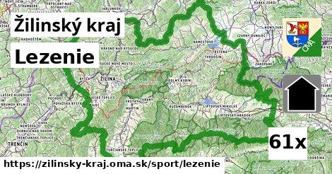 Lezenie, Žilinský kraj