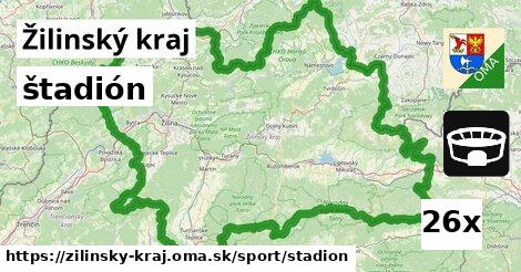 štadión, Žilinský kraj