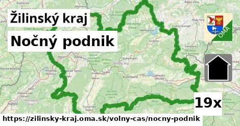 Nočný podnik, Žilinský kraj