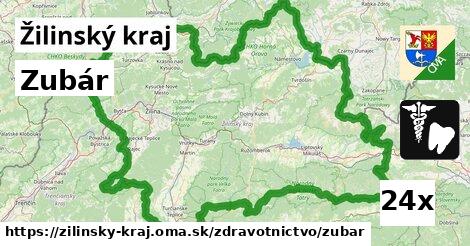 Zubár, Žilinský kraj