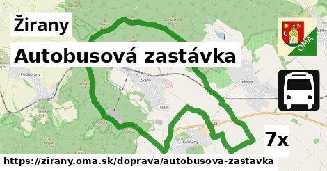 Autobusová zastávka, Žirany