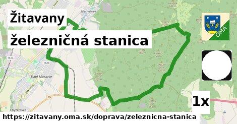 železničná stanica, Žitavany