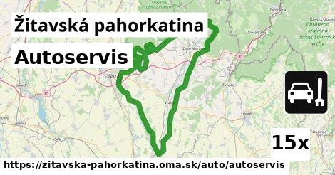 autoservis v Žitavská pahorkatina