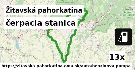 čerpacia stanica, Žitavská pahorkatina