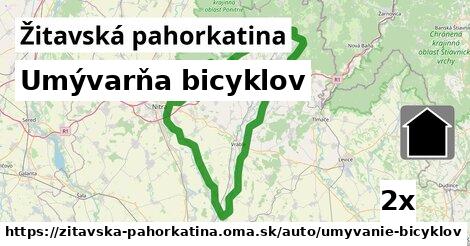 Umývarňa bicyklov, Žitavská pahorkatina