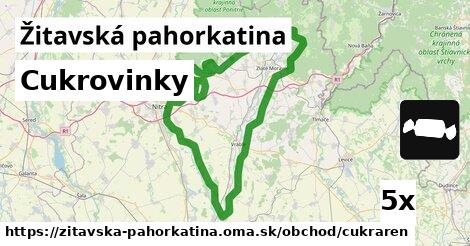 Cukrovinky, Žitavská pahorkatina