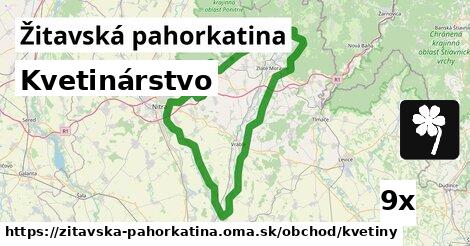 Kvetinárstvo, Žitavská pahorkatina