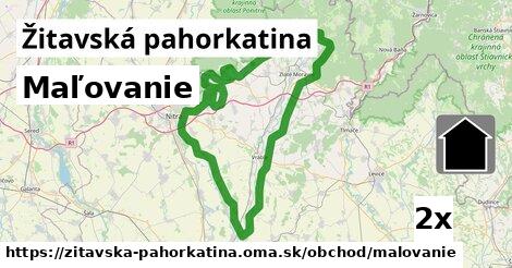 maľovanie v Žitavská pahorkatina