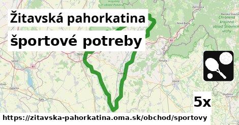 športové potreby, Žitavská pahorkatina