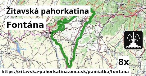 Fontána, Žitavská pahorkatina