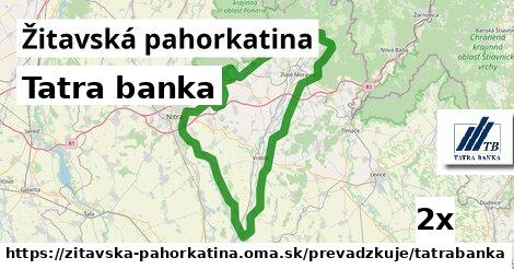 Tatra banka, Žitavská pahorkatina