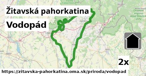 Vodopád, Žitavská pahorkatina