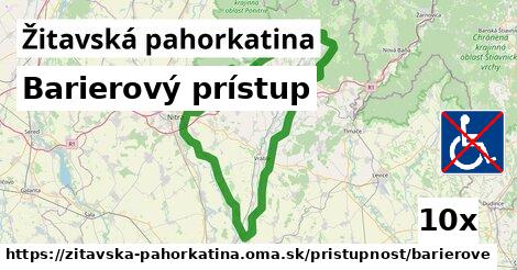 Barierový prístup, Žitavská pahorkatina