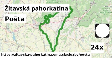 Pošta, Žitavská pahorkatina