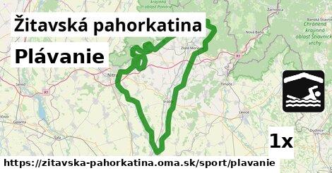 Plávanie, Žitavská pahorkatina