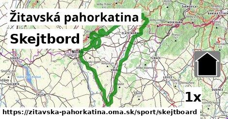 skejtbord v Žitavská pahorkatina