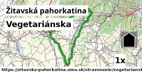 Vegetariánska, Žitavská pahorkatina