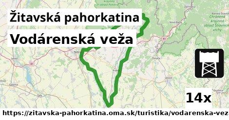 Vodárenská veža, Žitavská pahorkatina