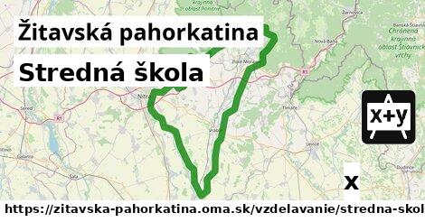 Stredná škola, Žitavská pahorkatina