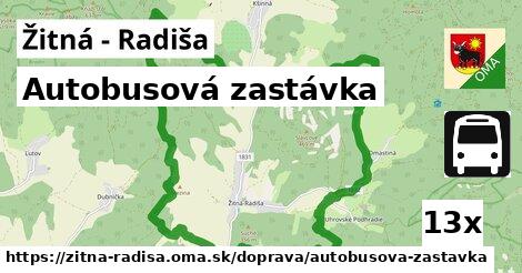 Autobusová zastávka, Žitná - Radiša