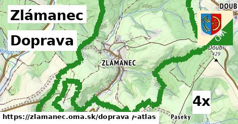 doprava v Zlámanec