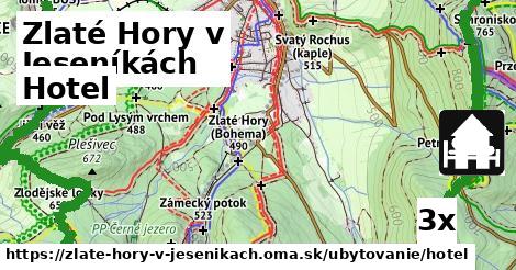 hotel v Zlaté Hory v Jeseníkách