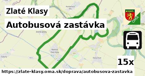 Autobusová zastávka, Zlaté Klasy