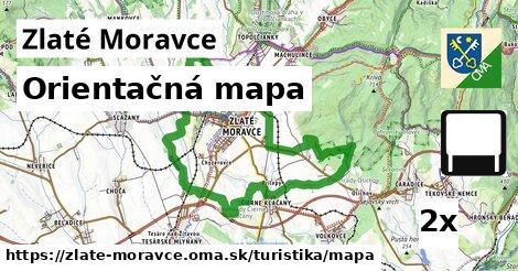 Orientačná mapa, Zlaté Moravce