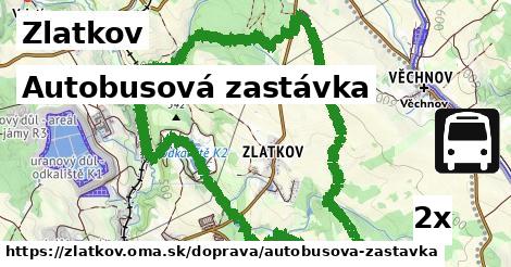 Autobusová zastávka, Zlatkov