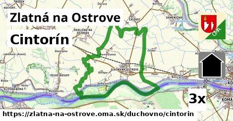 Cintorín, Zlatná na Ostrove