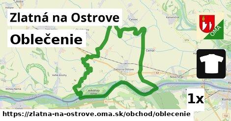 Oblečenie, Zlatná na Ostrove