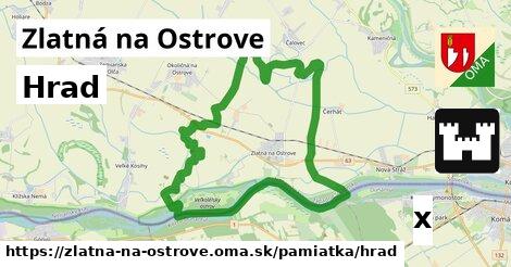 Hrad, Zlatná na Ostrove