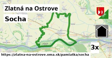 Socha, Zlatná na Ostrove