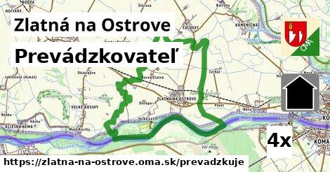 prevádzkovateľ v Zlatná na Ostrove