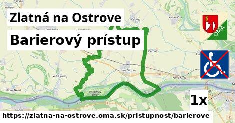 Barierový prístup, Zlatná na Ostrove